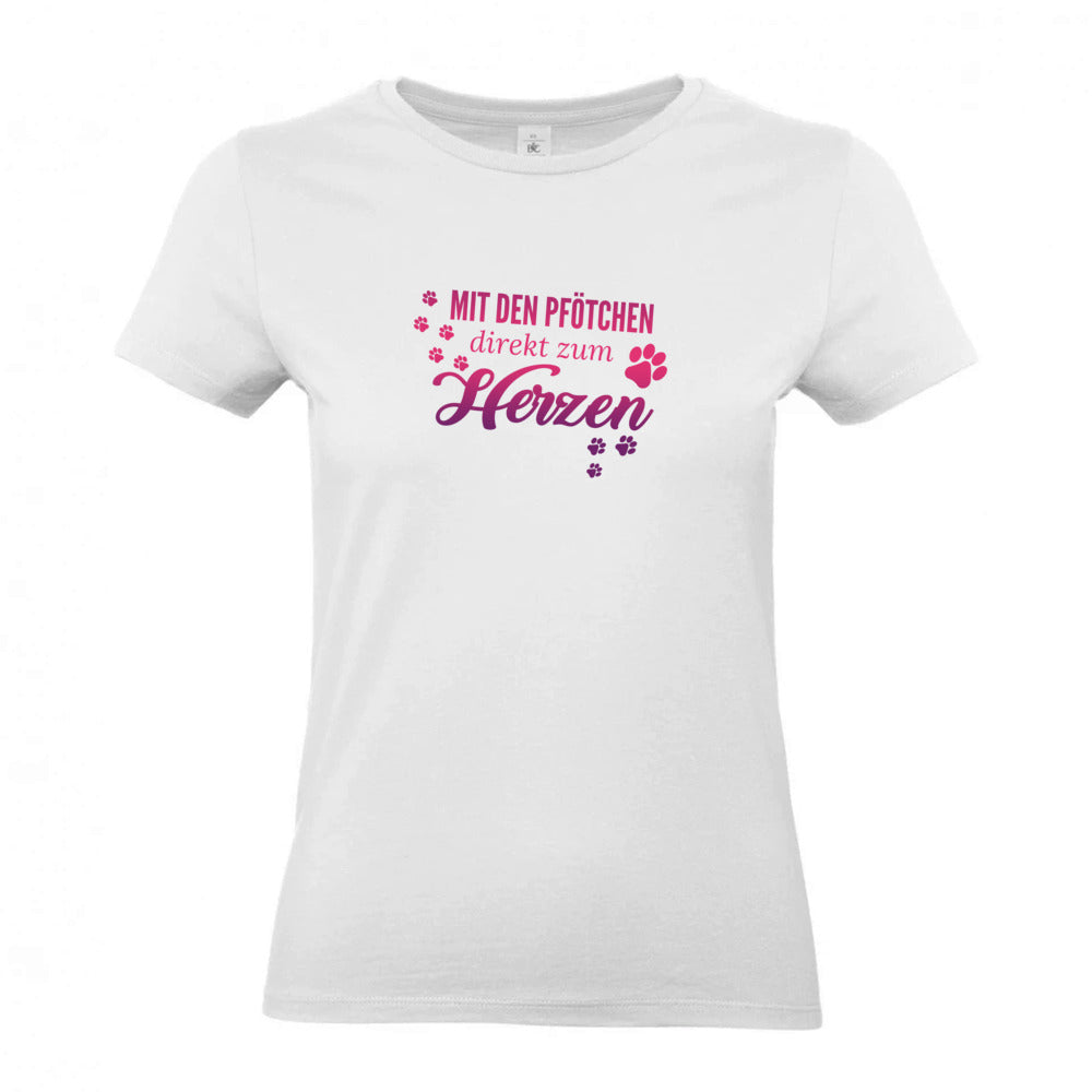 Direkt Zum Herzen - T-Shirt für Damen