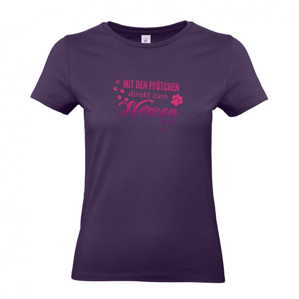 Direkt Zum Herzen - T-Shirt für Damen