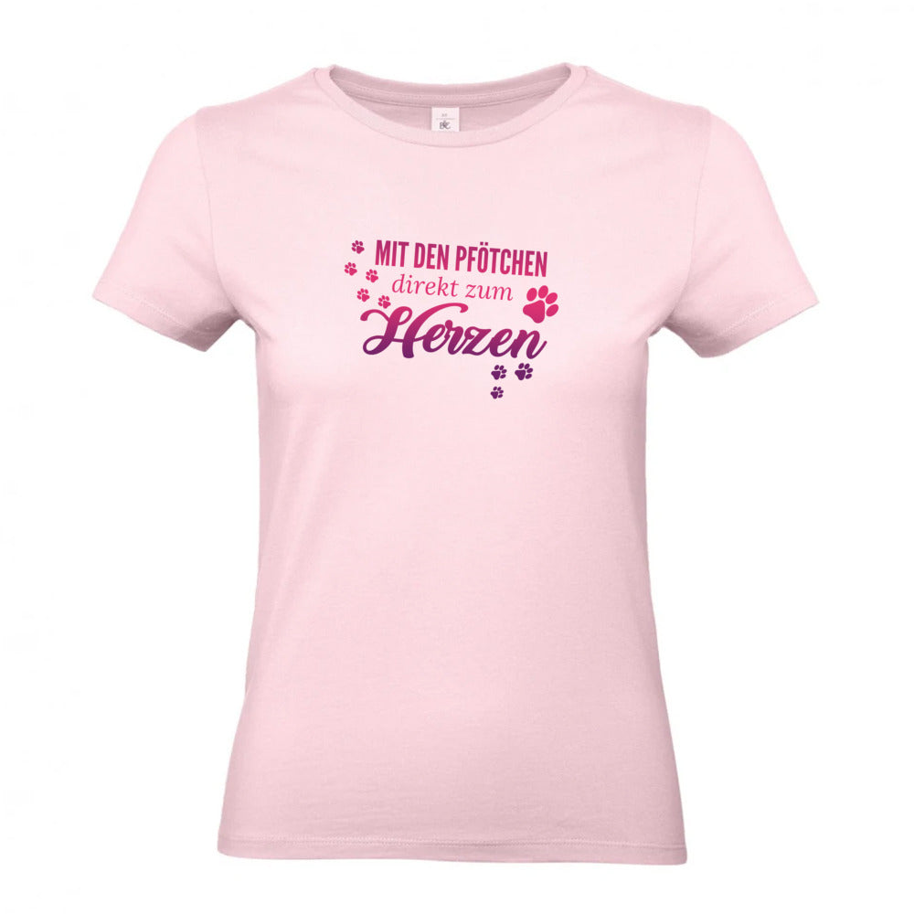 Direkt Zum Herzen - T-Shirt für Damen