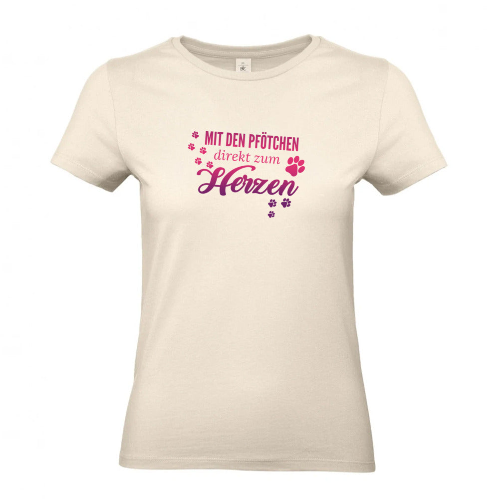 Direkt Zum Herzen - T-Shirt für Damen