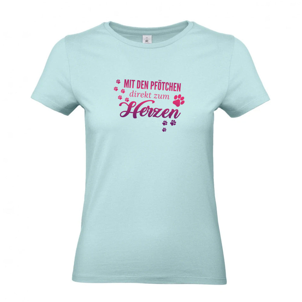 Direkt Zum Herzen - T-Shirt für Damen
