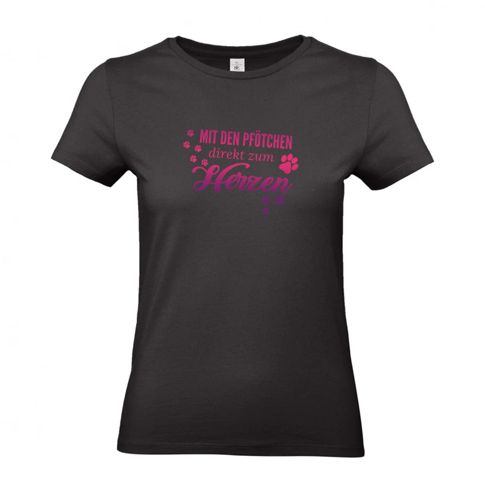 Direkt Zum Herzen - T-Shirt für Damen