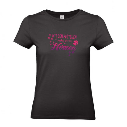 Direkt Zum Herzen - T-Shirt für Damen