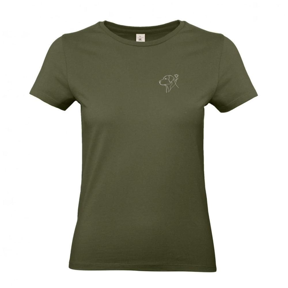 Paw & Flower Vibes - T-Shirt für Damen