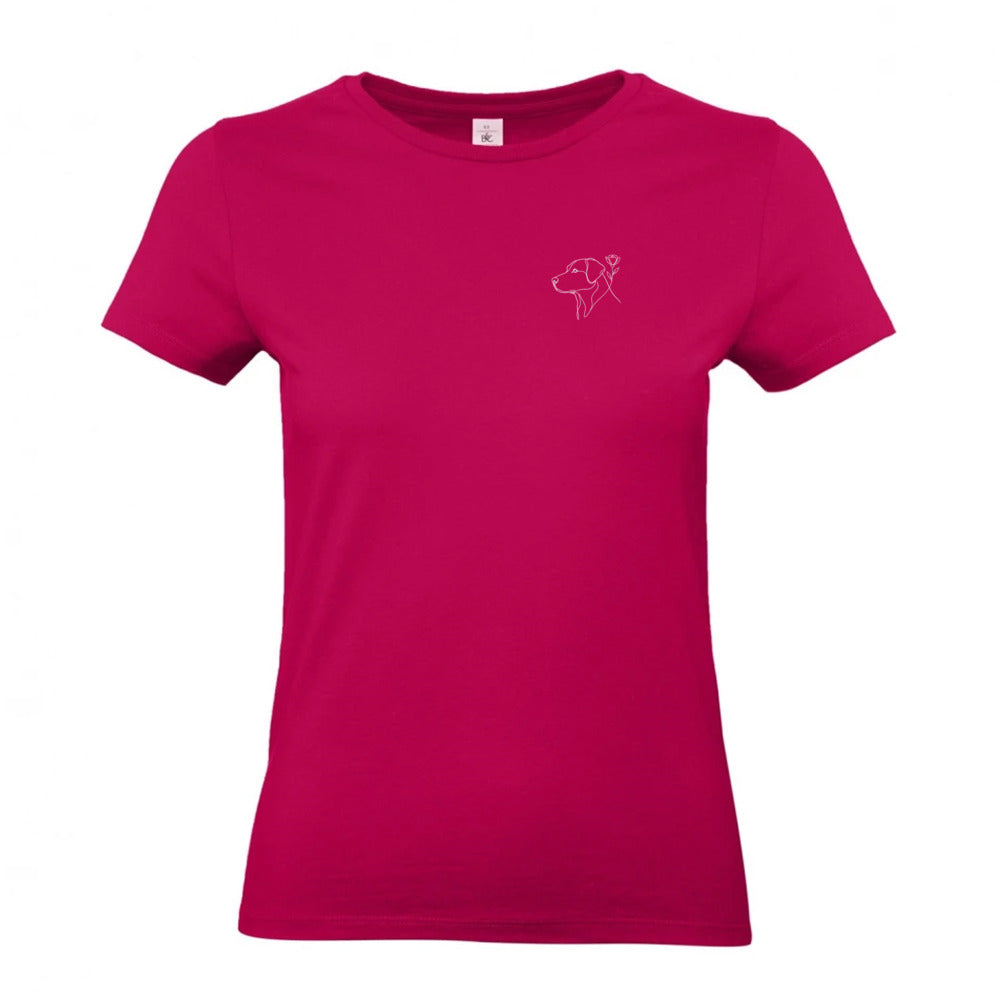 Paw & Flower Vibes - T-Shirt für Damen