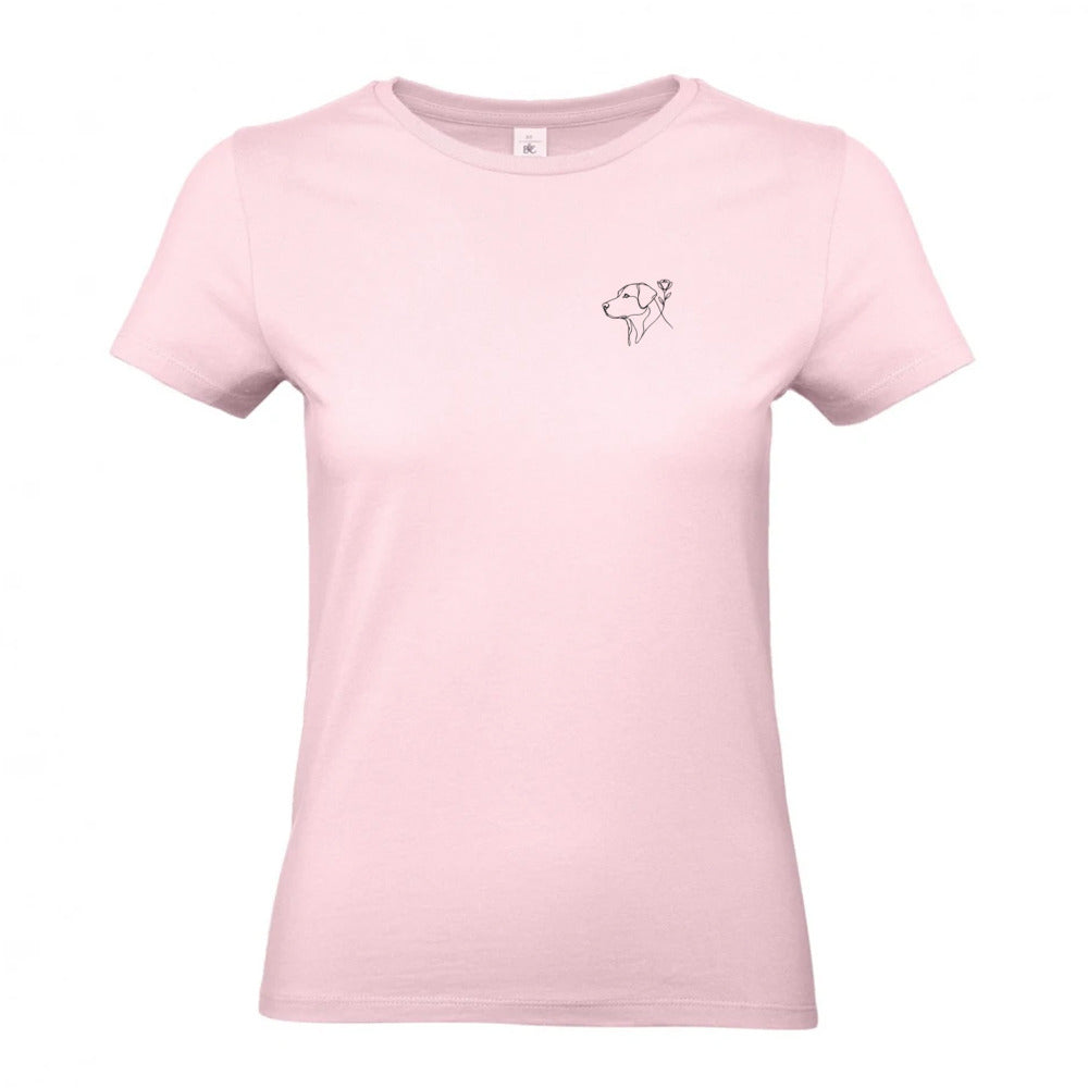 Paw & Flower Vibes - T-Shirt für Damen