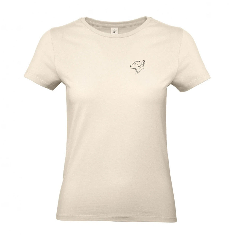 Paw & Flower Vibes - T-Shirt für Damen