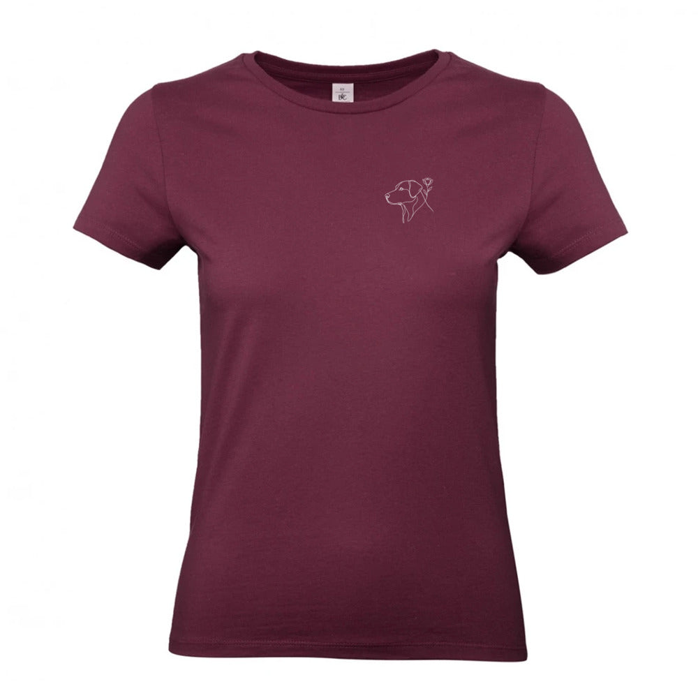 Paw & Flower Vibes - T-Shirt für Damen