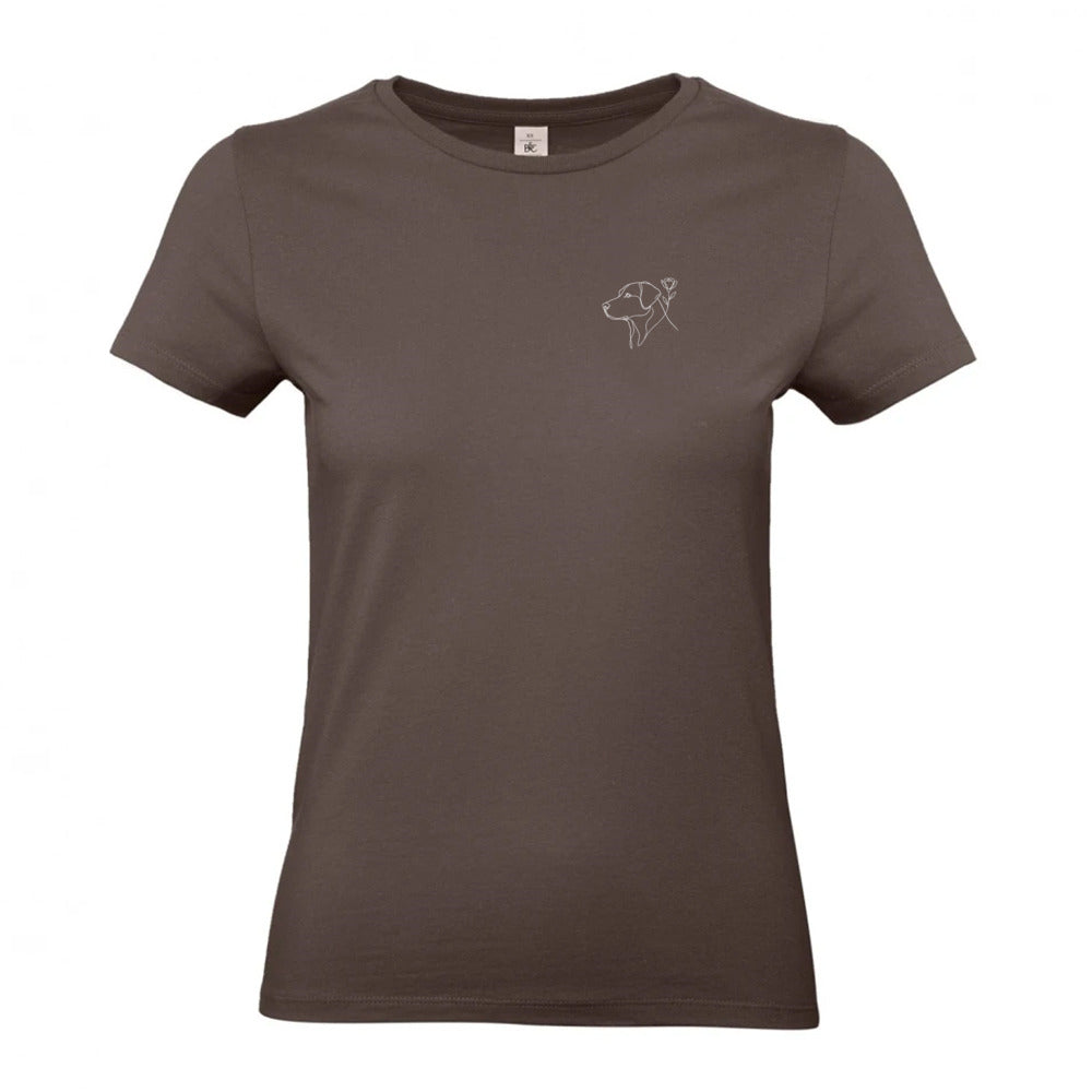 Paw & Flower Vibes - T-Shirt für Damen
