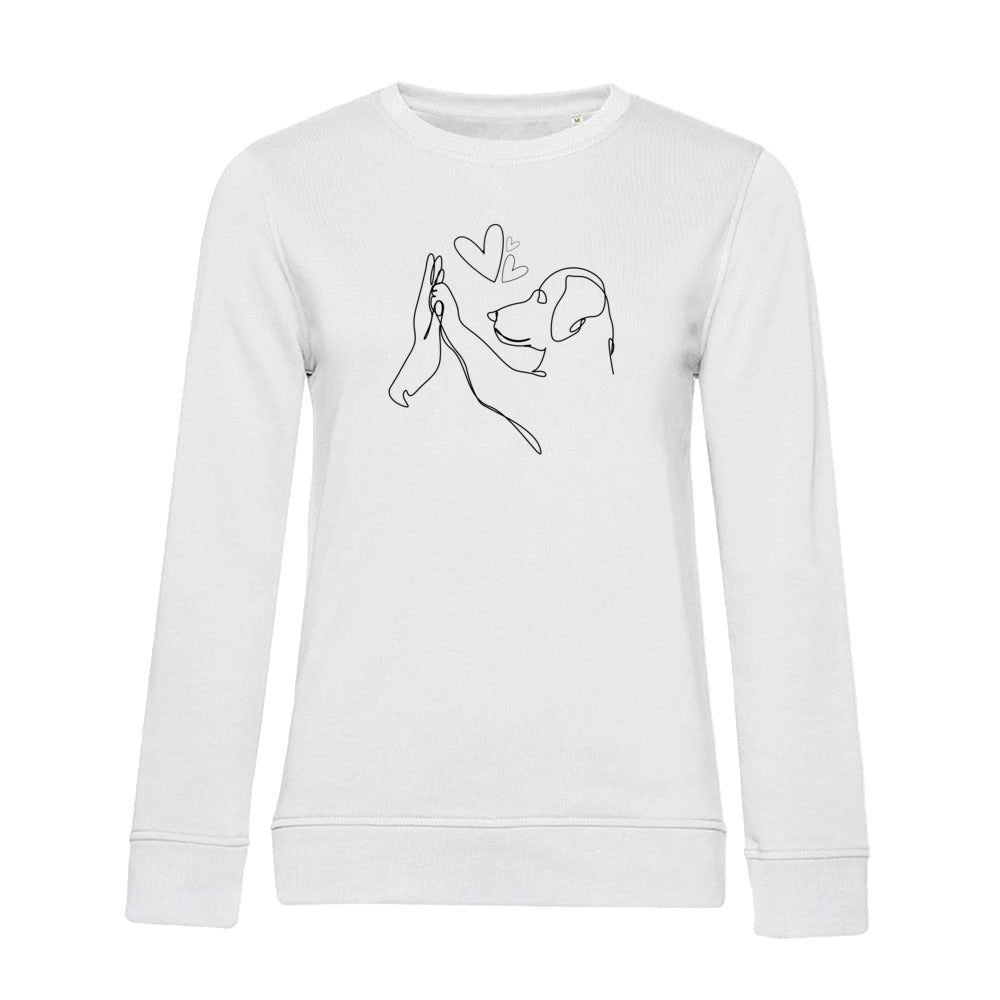 Wahre Liebe – Bio-Sweatshirt für Damen
