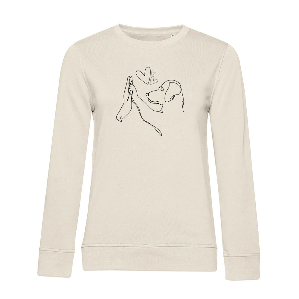 Wahre Liebe – Bio-Sweatshirt für Damen