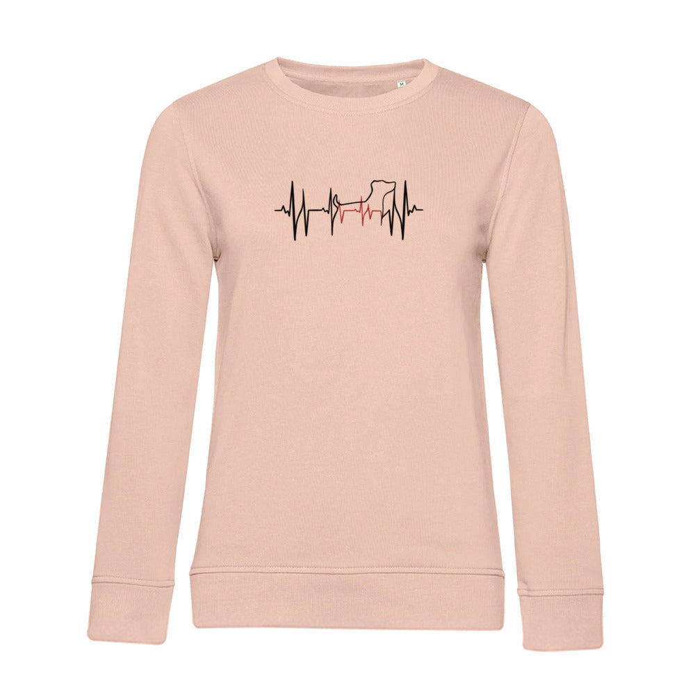 Lebenslinie  – Bio-Sweatshirt für Damen