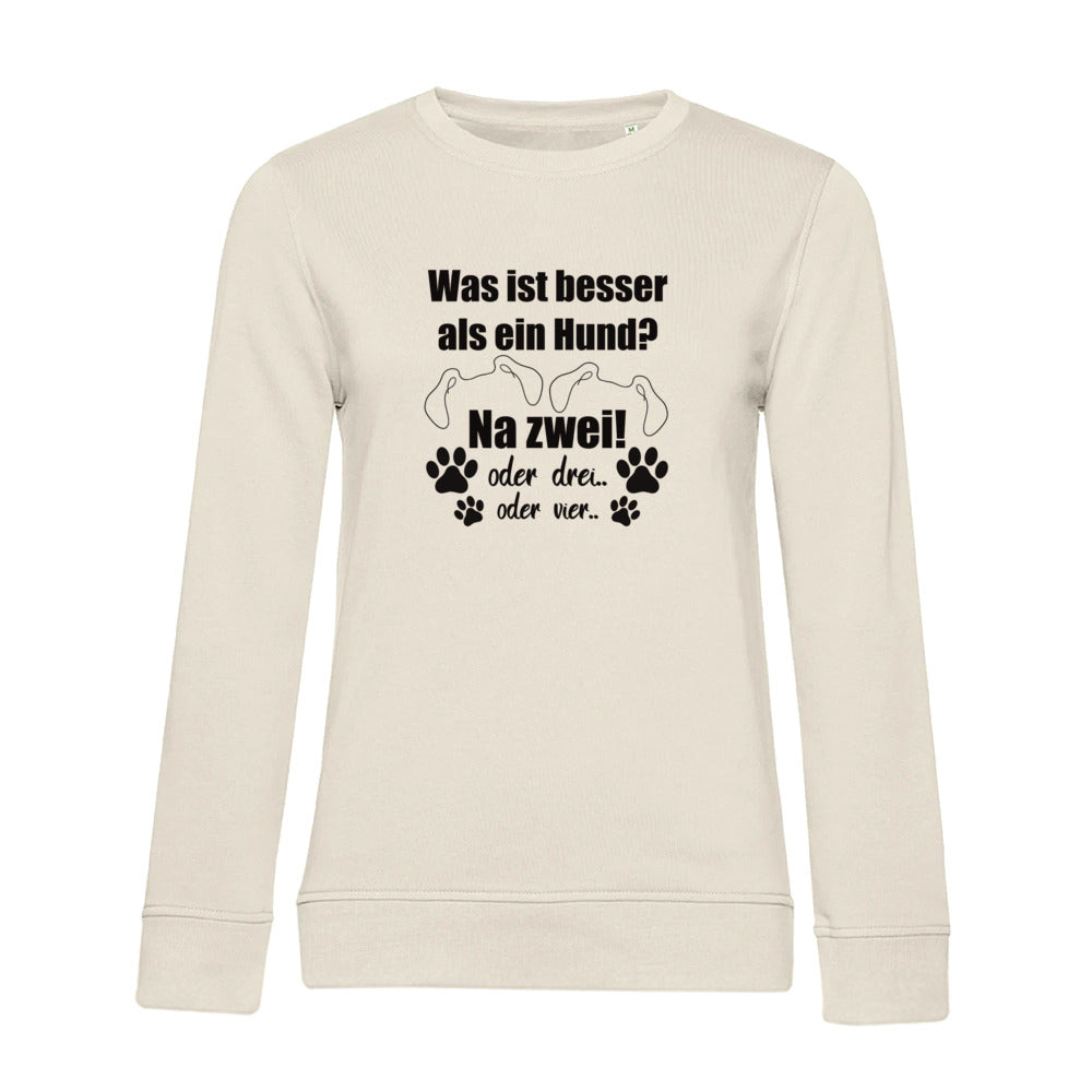 Je Mehr Desto Besser – Bio-Sweatshirt für Damen