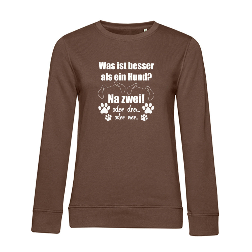 Je Mehr Desto Besser – Bio-Sweatshirt für Damen