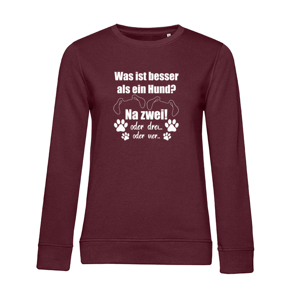Je Mehr Desto Besser – Bio-Sweatshirt für Damen