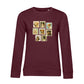 Briefmarken – Bio-Sweatshirt für Damen