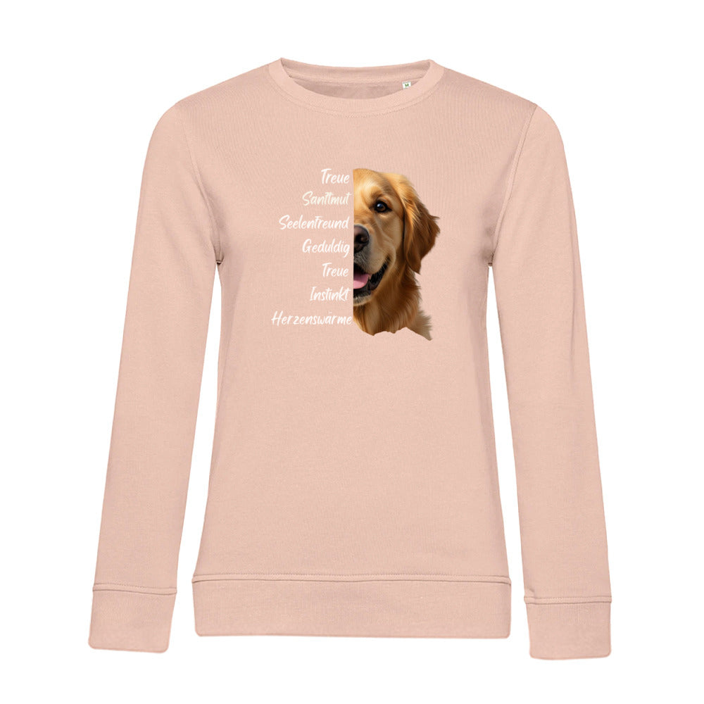 Golden Retriever – Bio-Sweatshirt für Damen