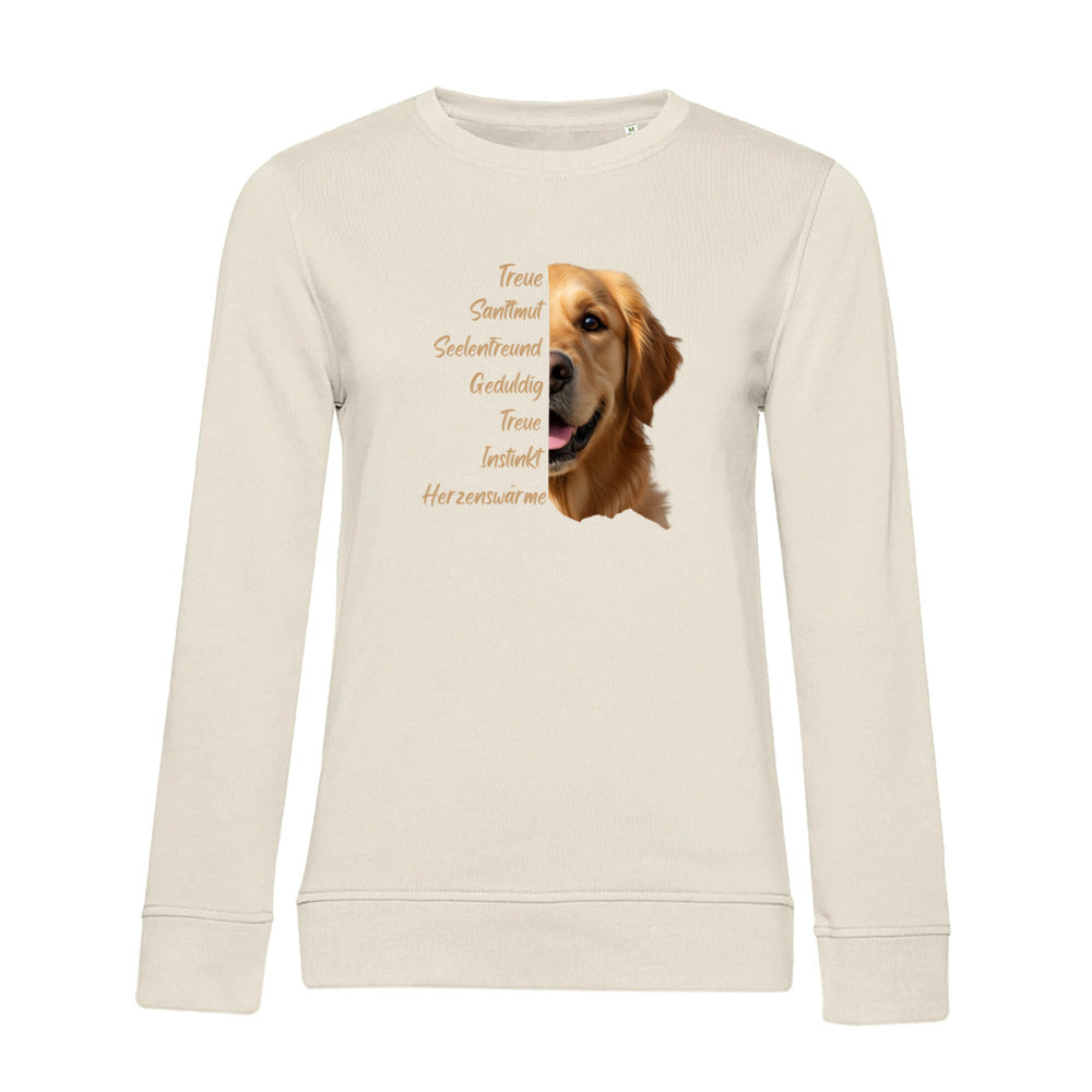 Golden Retriever – Bio-Sweatshirt für Damen