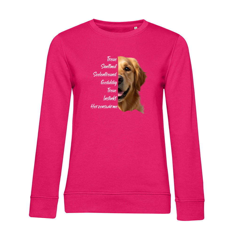 Golden Retriever – Bio-Sweatshirt für Damen
