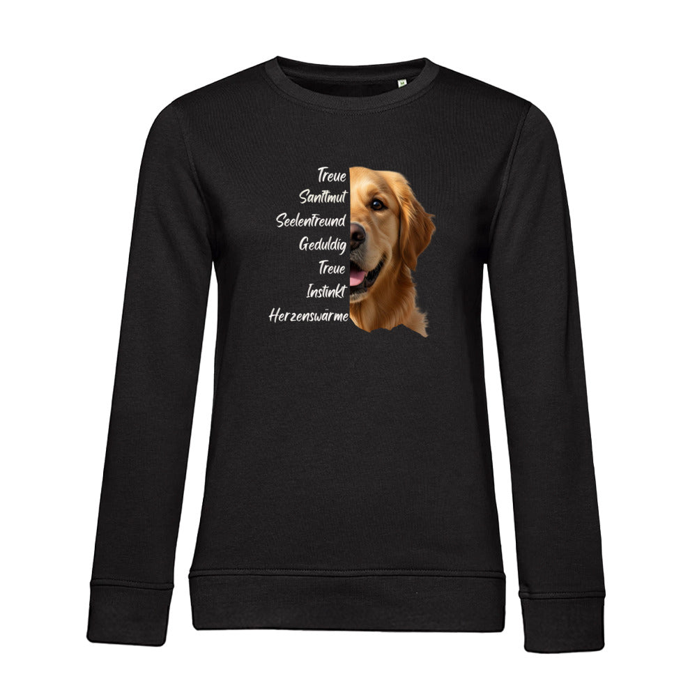 Golden Retriever – Bio-Sweatshirt für Damen