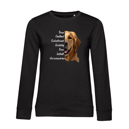 Golden Retriever – Bio-Sweatshirt für Damen