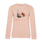 Glück kann man anfassen – Bio-Sweatshirt für Damen