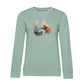 Glück kann man anfassen – Bio-Sweatshirt für Damen