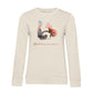 Glück kann man anfassen – Bio-Sweatshirt für Damen
