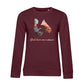 Glück kann man anfassen – Bio-Sweatshirt für Damen