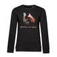 Glück kann man anfassen – Bio-Sweatshirt für Damen