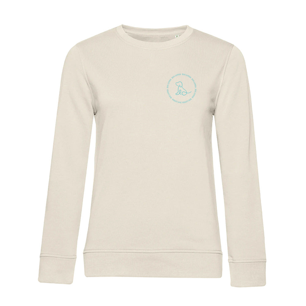 Dog Lover – Bio-Sweatshirt für Damen