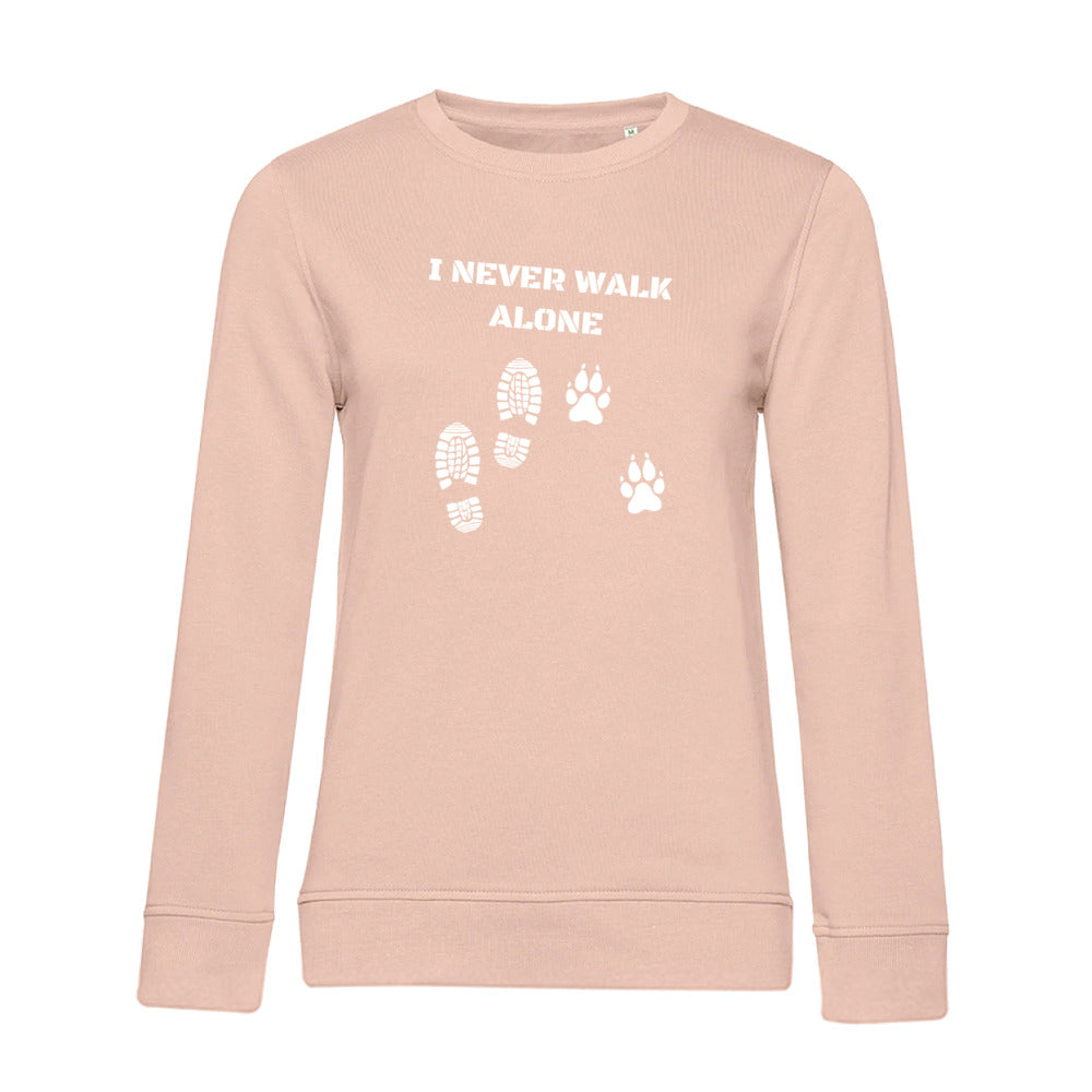 I Never Walk Alone – Bio-Sweatshirt für Damen