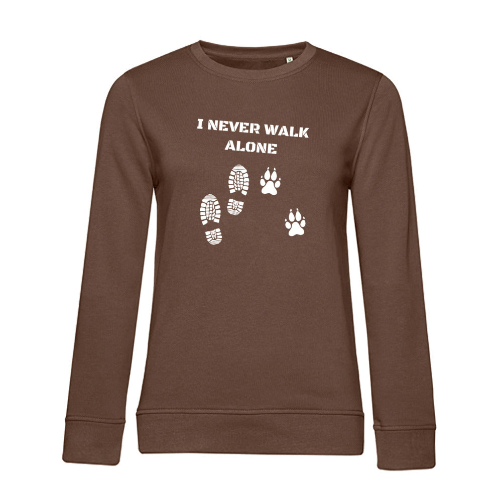 I Never Walk Alone – Bio-Sweatshirt für Damen
