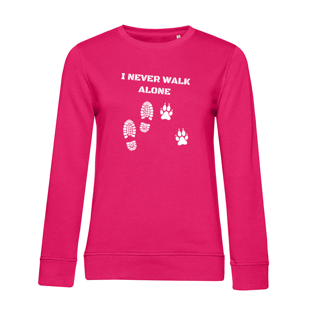 I Never Walk Alone – Bio-Sweatshirt für Damen