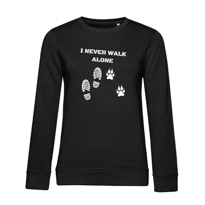 I Never Walk Alone – Bio-Sweatshirt für Damen