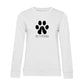 Herz und Pfötchen  – Bio-Sweatshirt für Damen