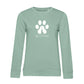 Herz und Pfötchen  – Bio-Sweatshirt für Damen