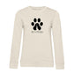 Herz und Pfötchen  – Bio-Sweatshirt für Damen