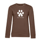 Herz und Pfötchen  – Bio-Sweatshirt für Damen