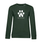 Herz und Pfötchen  – Bio-Sweatshirt für Damen
