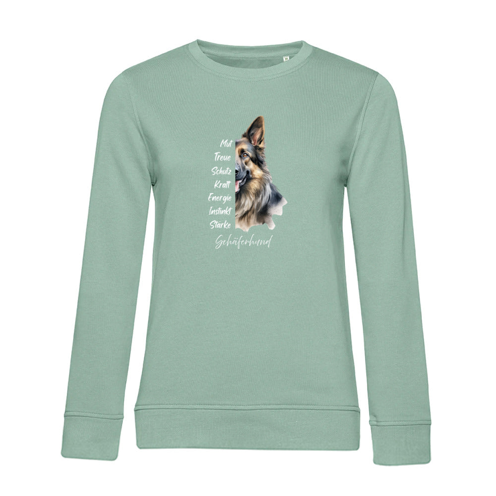 Schäferhund – Bio-Sweatshirt für Damen