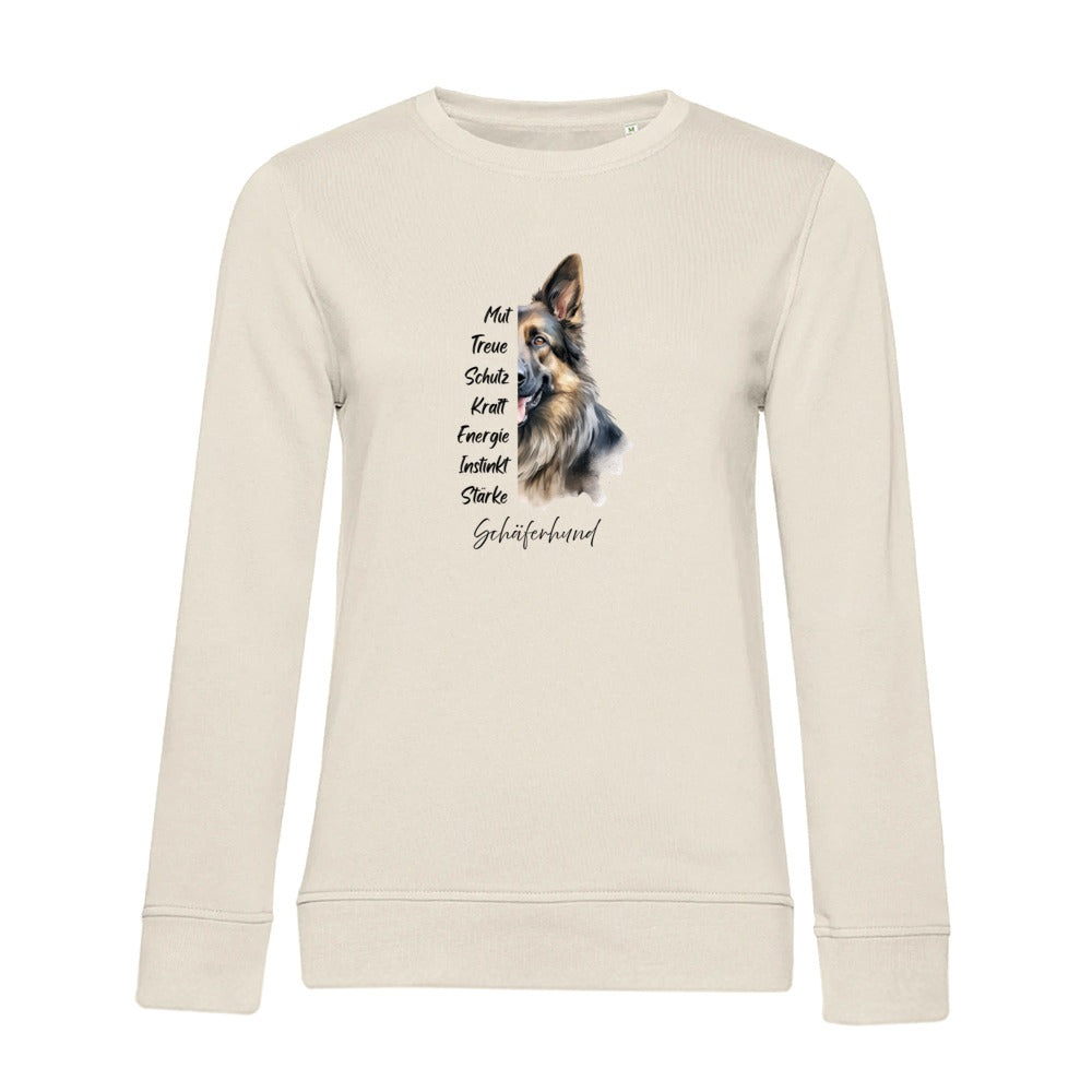 Schäferhund – Bio-Sweatshirt für Damen