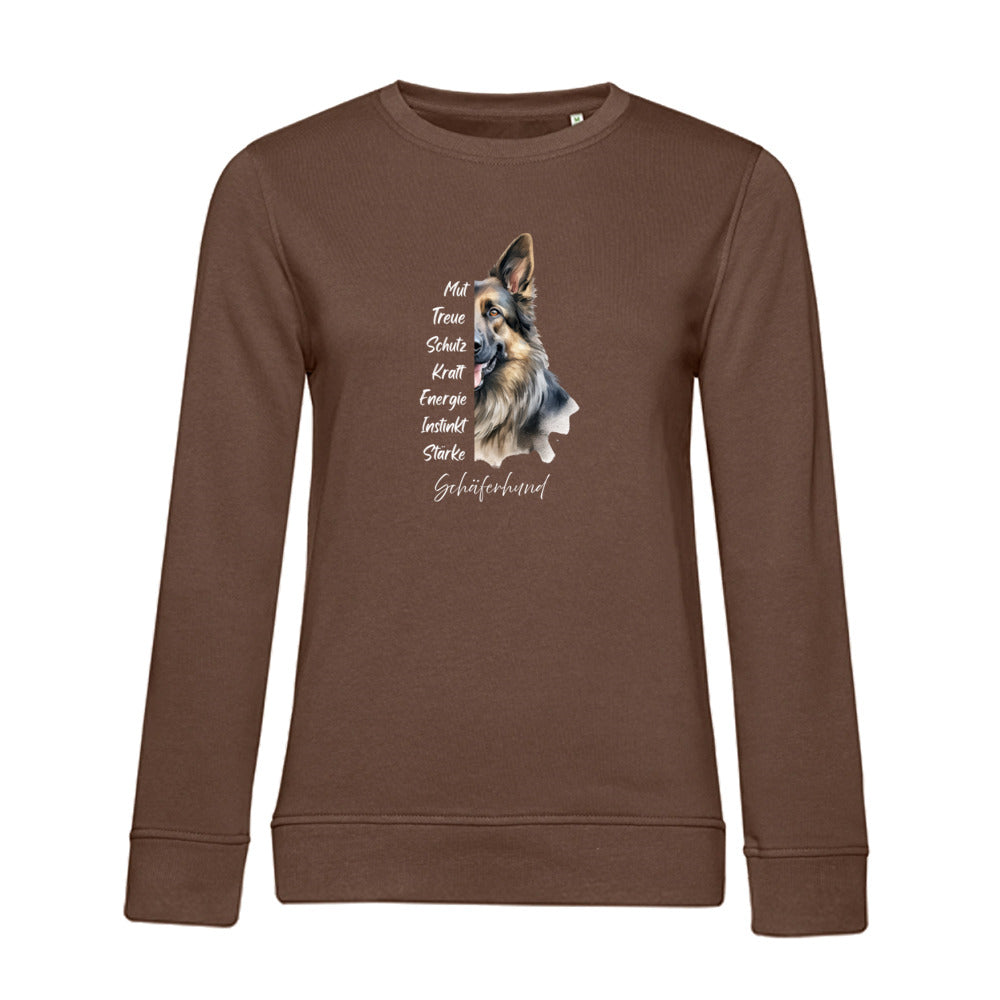 Schäferhund – Bio-Sweatshirt für Damen