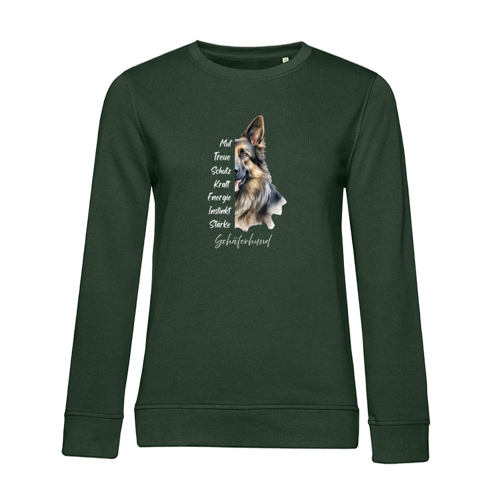 Schäferhund – Bio-Sweatshirt für Damen