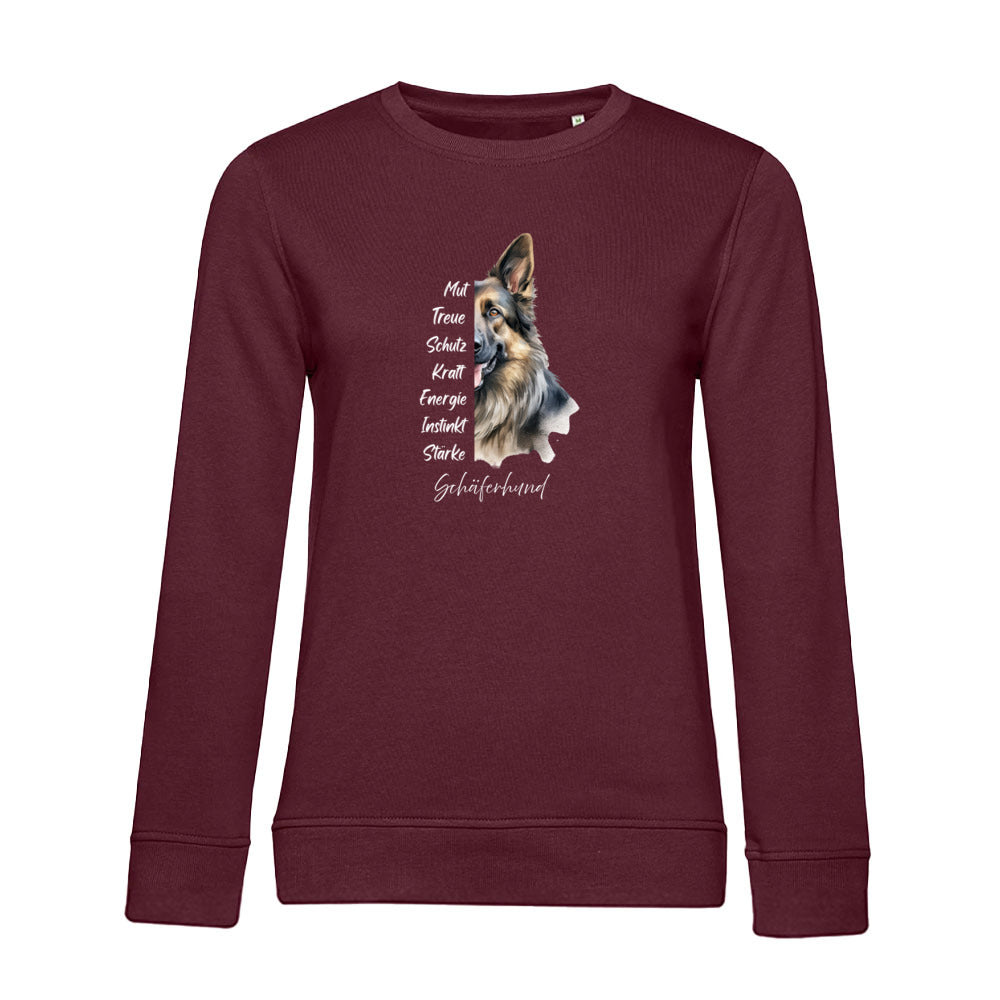 Schäferhund – Bio-Sweatshirt für Damen