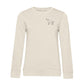 Labrador mit Herz – Bio-Sweatshirt für Damen