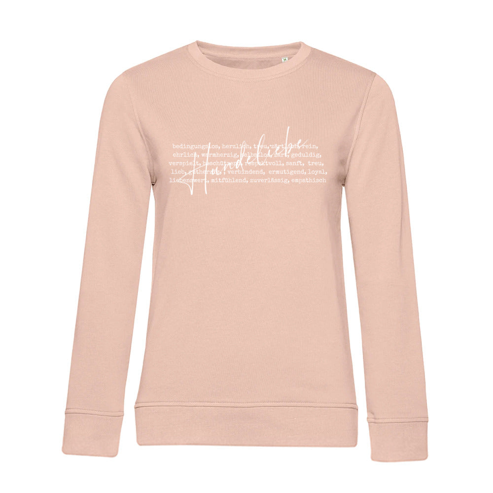 Hunde Liebe ist... – Bio-Sweatshirt für Damen