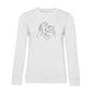 Doppeltes Glück – Bio-Sweatshirt für Damen