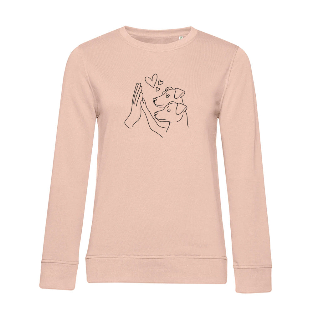 Doppeltes Glück – Bio-Sweatshirt für Damen