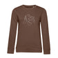 Doppeltes Glück – Bio-Sweatshirt für Damen